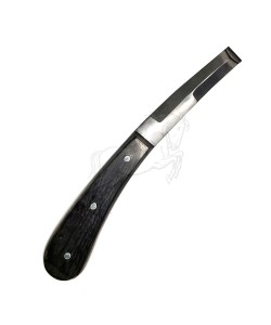 Half Double Edge Hoof Knife (Colored Handle)